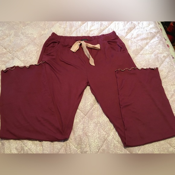 Laundry by Shelli Segal 2 Piece Pajama Shirt Pants Set SzXL - Picture 4 of 5